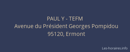 PAUL Y - TEFM
