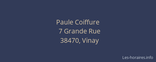 Paule Coiffure