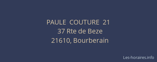 PAULE  COUTURE  21