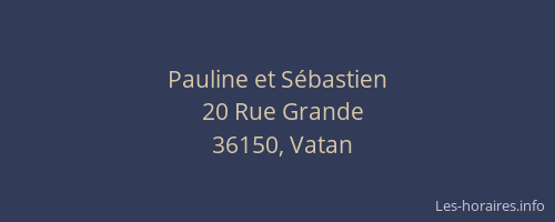 Pauline et S&eacute;bastien