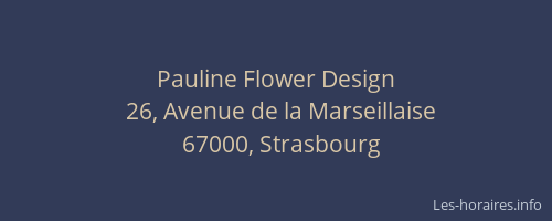 Pauline Flower Design