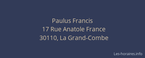 Paulus Francis