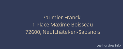 Paumier Franck