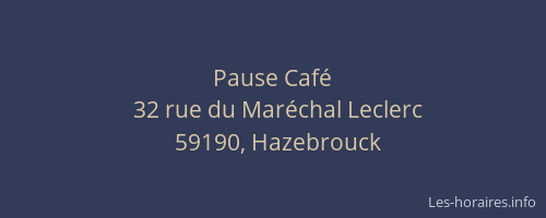Pause Café