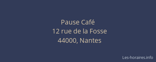 Pause Café