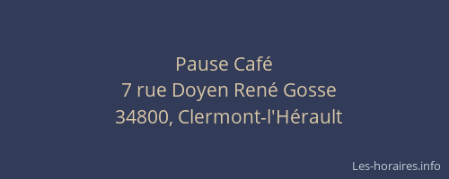 Pause Café