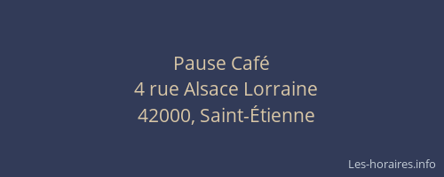 Pause Café