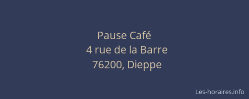Pause Café