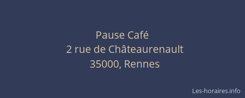 Pause Café