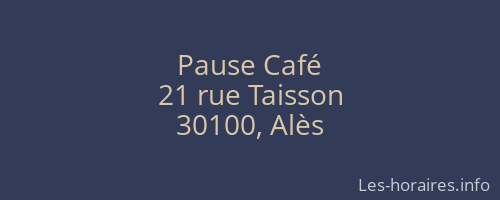 Pause Café