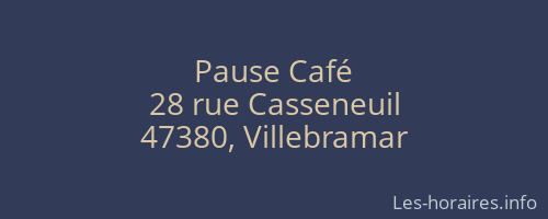 Pause Café