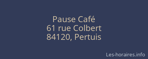 Pause Café