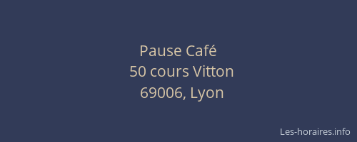 Pause Café