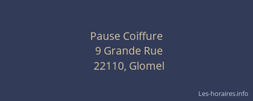 Pause Coiffure