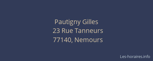 Pautigny Gilles