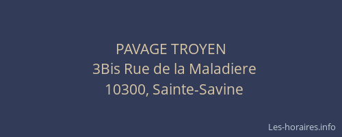 PAVAGE TROYEN