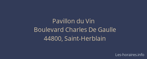 Pavillon du Vin