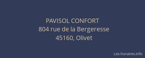 PAVISOL CONFORT