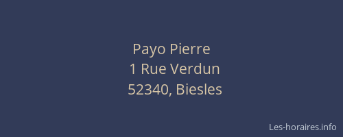 Payo Pierre