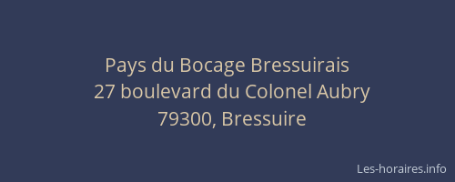 Pays du Bocage Bressuirais