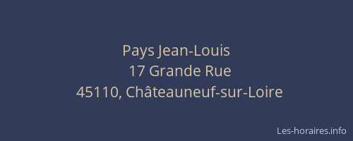 Pays Jean-Louis