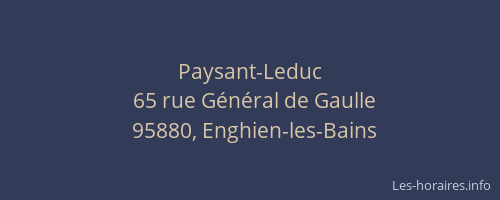 Paysant-Leduc