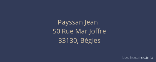 Payssan Jean