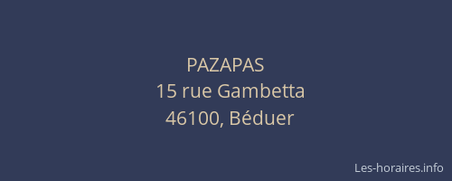 PAZAPAS