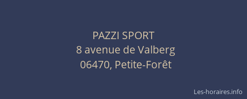 PAZZI SPORT