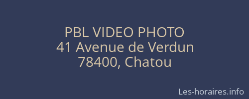 PBL VIDEO PHOTO