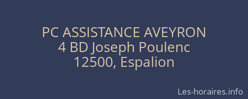 PC ASSISTANCE AVEYRON