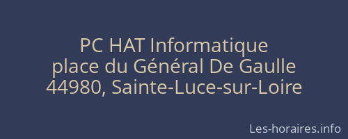 PC HAT Informatique