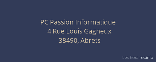 PC Passion Informatique