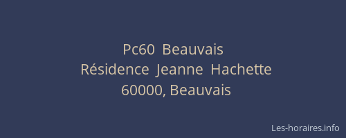 Pc60  Beauvais