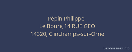 P&eacute;pin Philippe