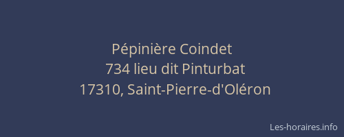 Pépinière Coindet