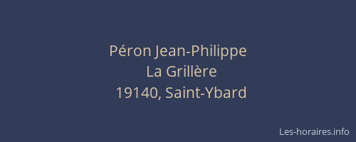 Péron Jean-Philippe
