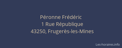 Péronne Frédéric