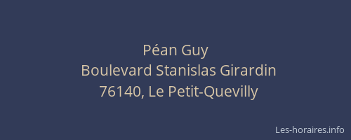 Péan Guy