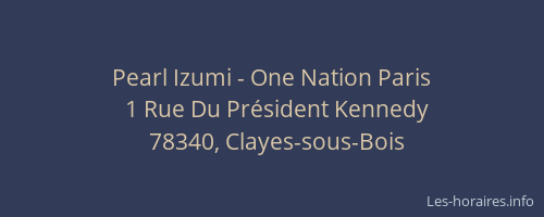 Pearl Izumi - One Nation Paris