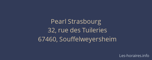 Pearl Strasbourg