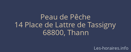Peau de Pêche