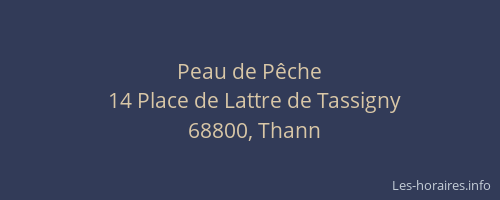 Peau de P&ecirc;che