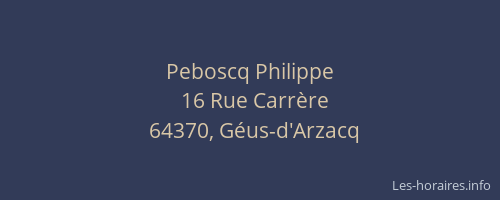 Peboscq Philippe