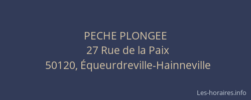 PECHE PLONGEE