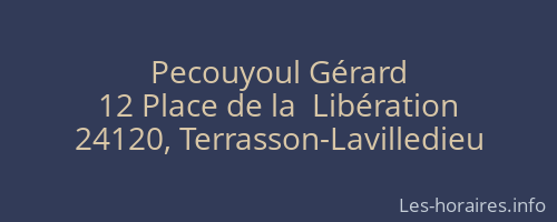 Pecouyoul Gérard