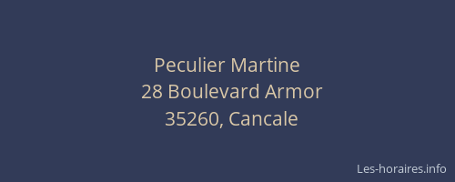 Peculier Martine