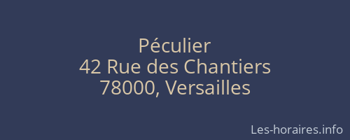 Péculier