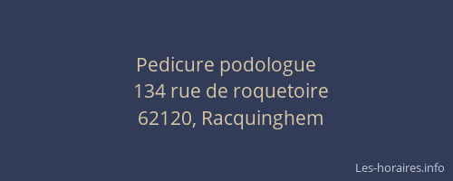 Pedicure podologue