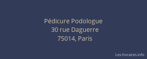 Pédicure Podologue